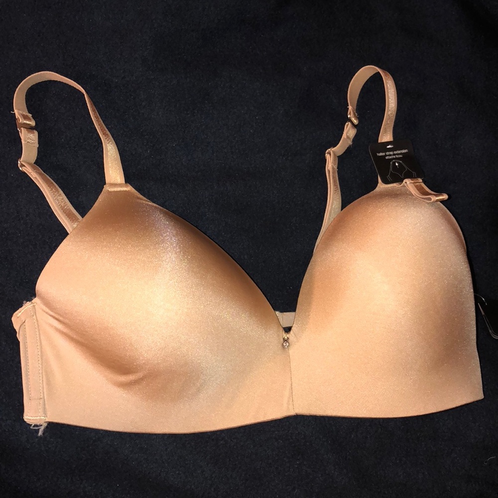 This is a tan montelle bra